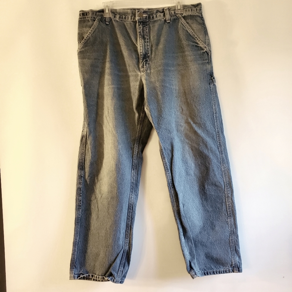 CARTHARTT RETRO CARPENTER MEN'S JEANS BLUE SIZE 38X29